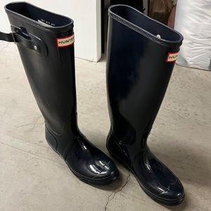 Hunter Rain Boots Navy Size 10